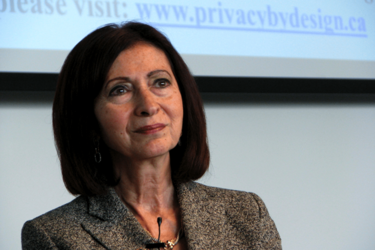 Privacy by Design creator and former Ontario privacy commissioner Ann Cavoukian