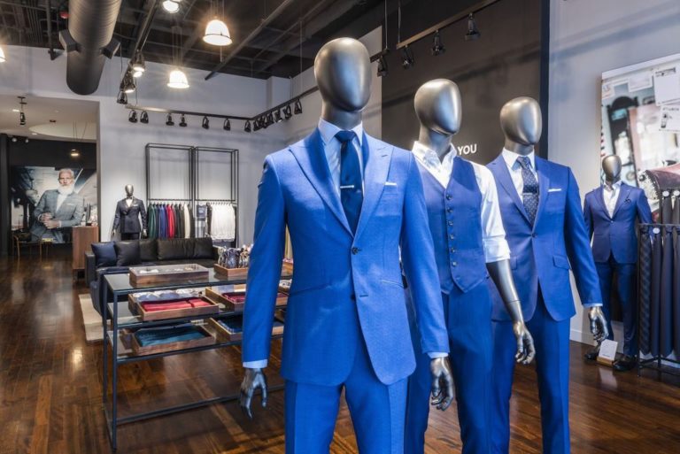 Indochino's new Kansas City showroom, which opened in April 2019. The company currently has 43 locations in the U.S. and Canada