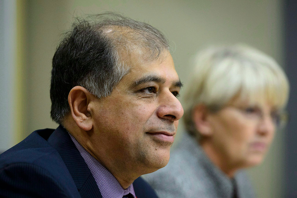Chief statistician Anil Arora at the Senate Committee on Banking, Trade and Commerce in November 2018.