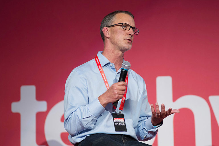 Ecobee CEO Stuart Lombard at Techweek in Toronto in July 2016.