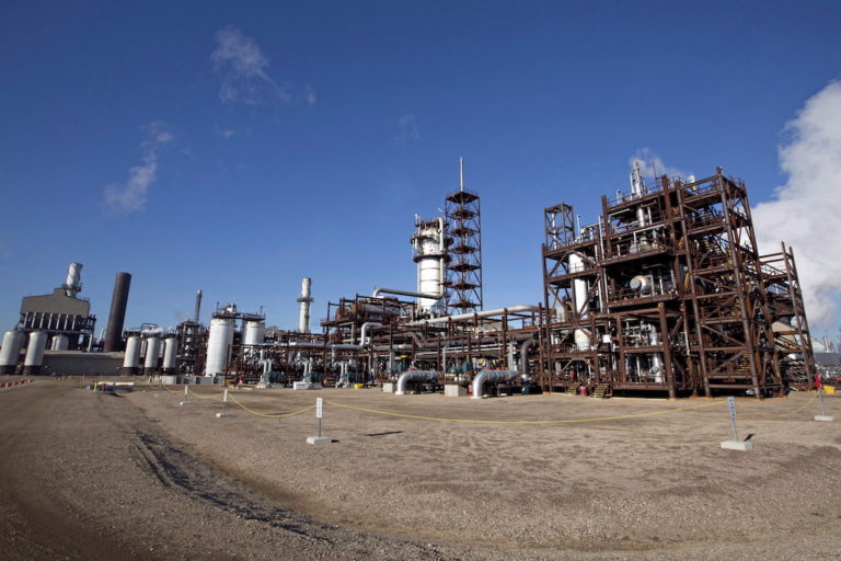 The Quest carbon capture and storage facility in Fort Saskatchewan, Alta., November 2015.