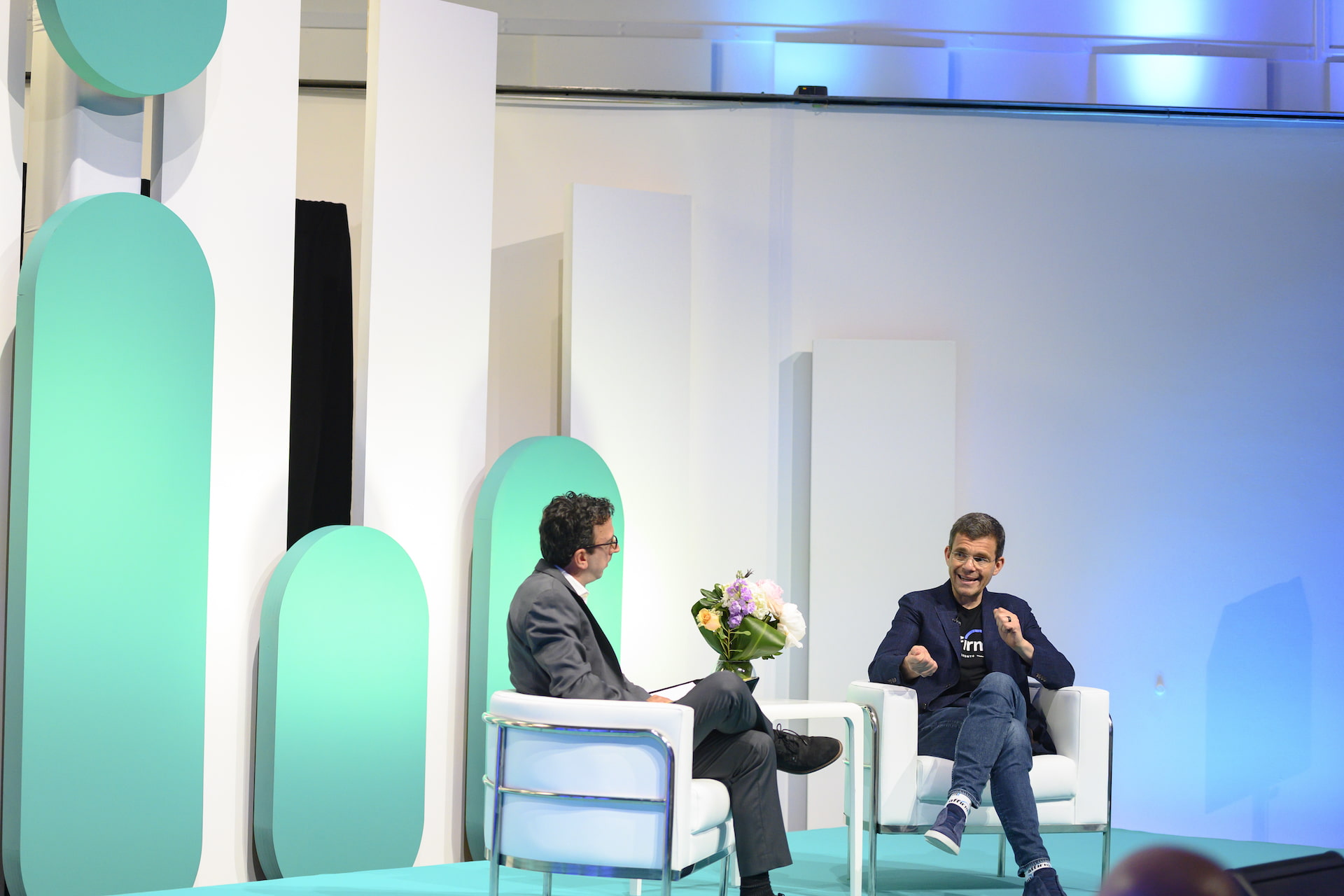 Max Levchin speaks with The Logic’s David Skok during The Logic Summit in Toronto, on Monday, June 26, 2023 .(Christopher Katsarov Luna/The Logic)