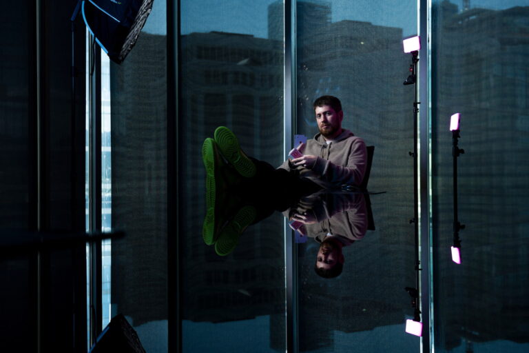 May 26, 2023 - Vancouver, British Columbia - Bryan Pellegrino of LayerZero Labs at his office in Vancouver. Photo by Jimmy Jeong