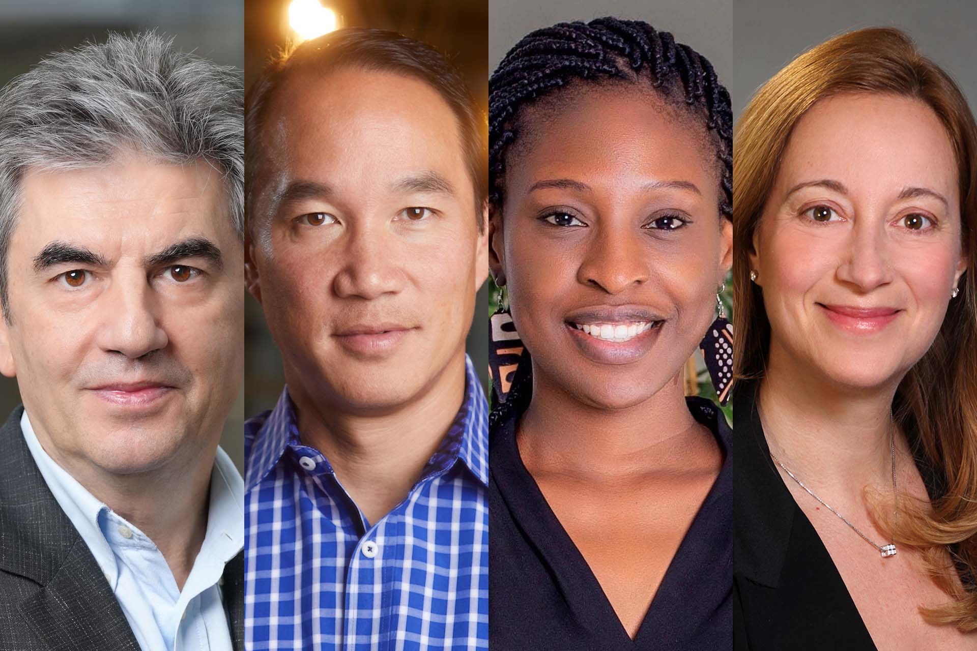 Four venture capitalists' headshots from left to right.