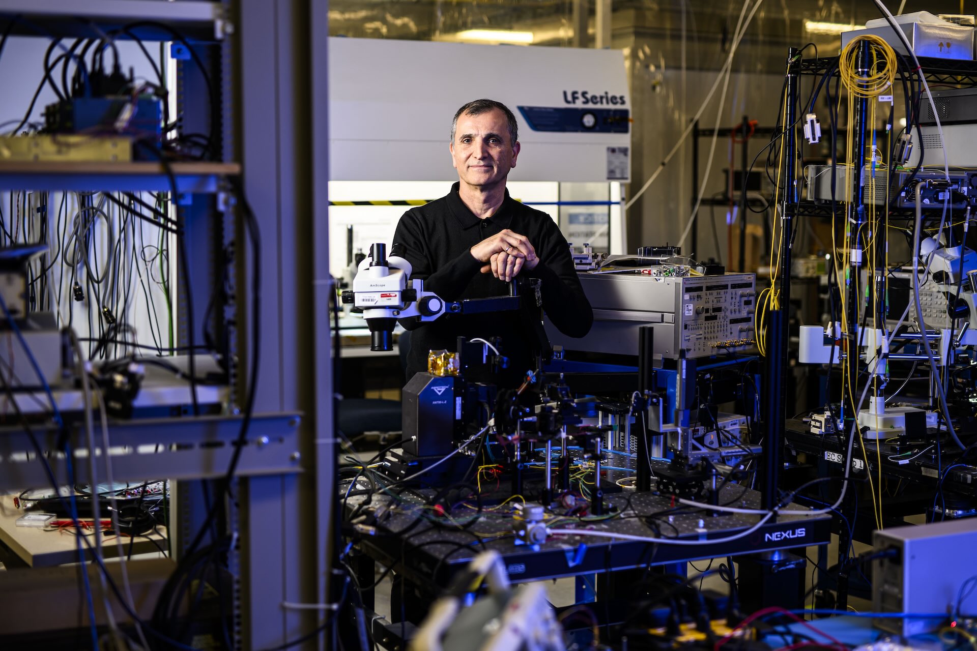 Ranovus CEO Hamid Arabzadeh at the company’s Ottawa headquarters
