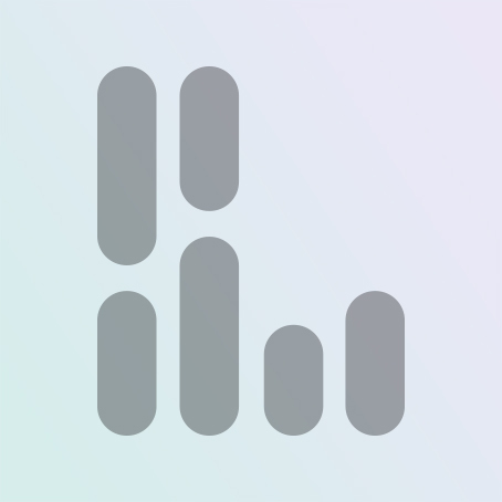 The Logic logo in a faded gradient shade of purple and teal.