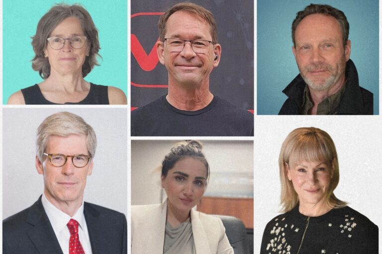 A composite collage of Liberal candidates Malalai Halimi and Tim Hodgson, Conservative candidates Grant Cool and Elaine Allan, and NDP candidates Cheryl Loadman and George Wedge.