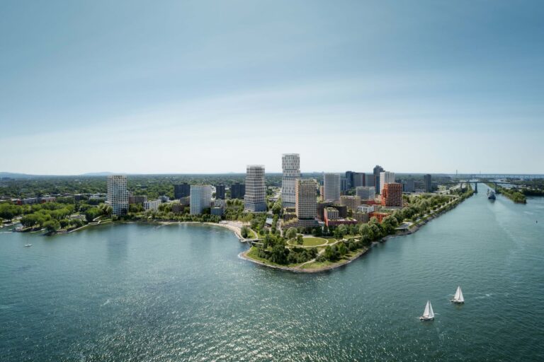 An artist’s impression of the planned Pointe-de-Longueuil development.