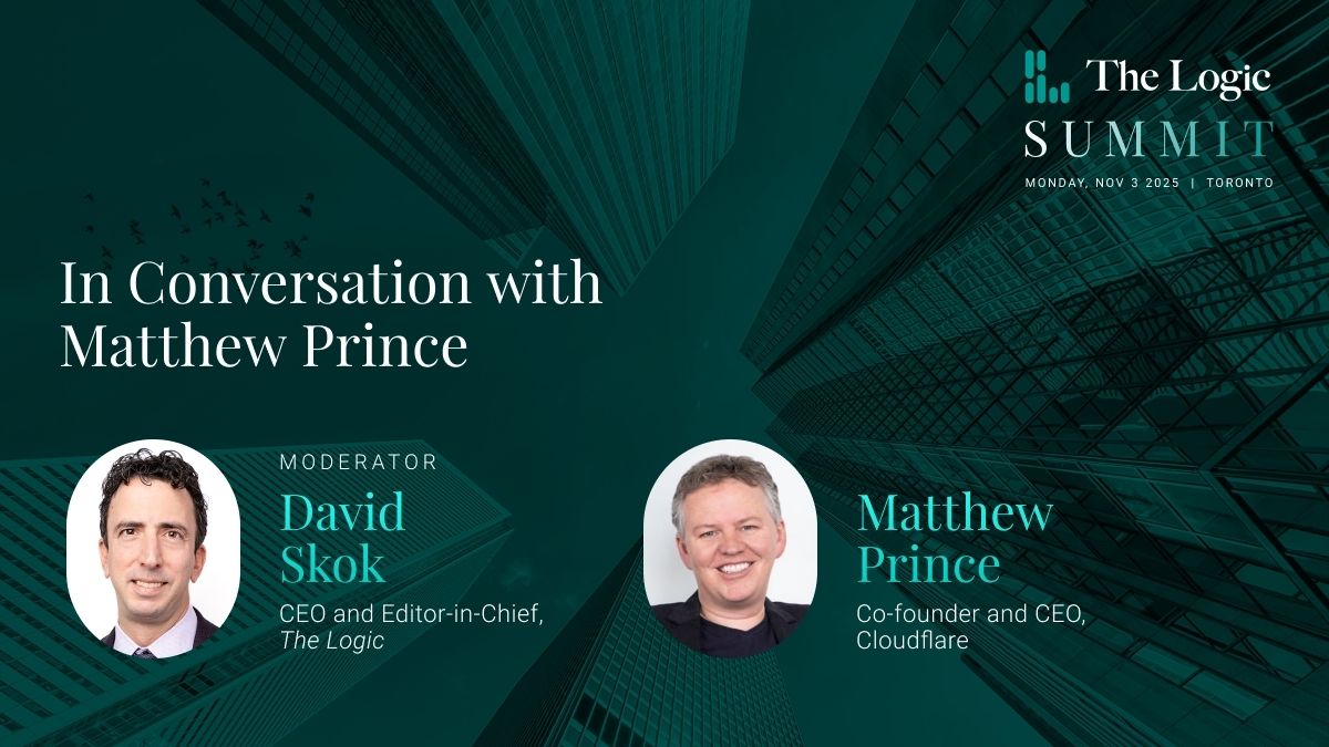 A conversation with Matthew Prince, CEO & co-founder of Cloudflare, at The Logic Summit on Nov. 3, 2025.